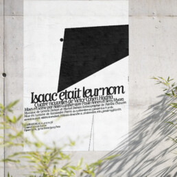 affiche Isaac était leur nom - ultradesign