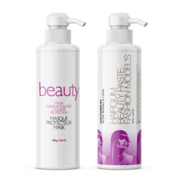 identité produits coiffants Hairgum beauty - ultradesign