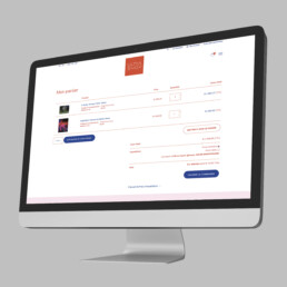 Page panier ultrashop - ultradesign