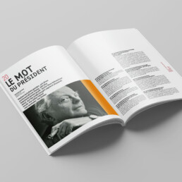 Rapport annuel Vinci Eovia - Mot du président - ultradesign